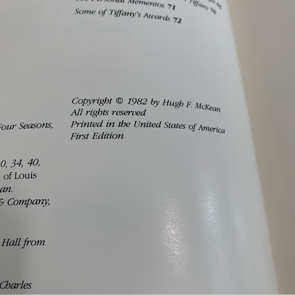 The Treasures of Tiffany 1982 Exhibition Book 1st Edition! Softcover - Picture 3 of 4